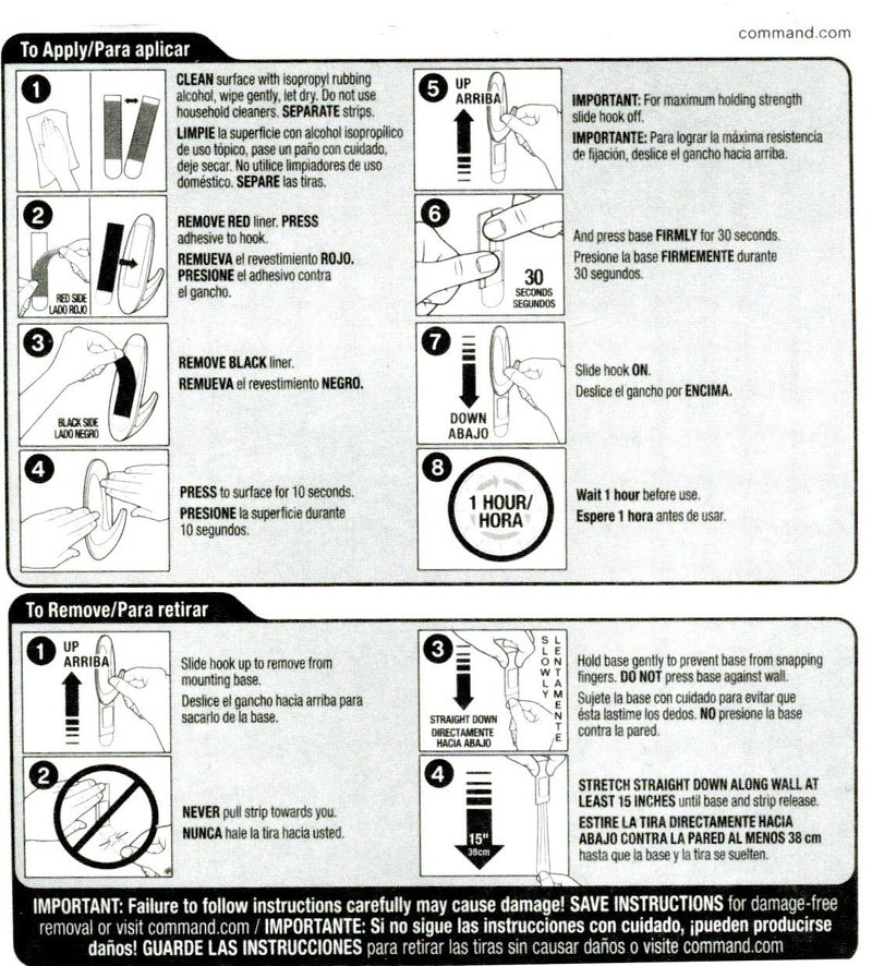 Command Medium Mounting Refill Strips, 9-Strip , Pack of 4 - Image 2